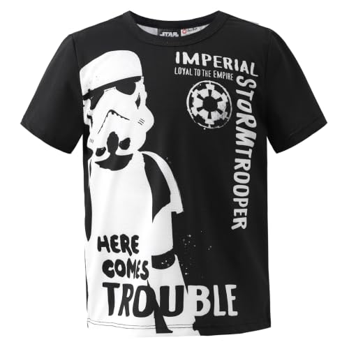 Star Wars Stormtrooper Shirt Toddler Boys Athletic Graphic T-Shirts UV UPF Sun Protection Short-Sleeve Tees Sports Quick Dry Tops Kids Clothes 3-4T
