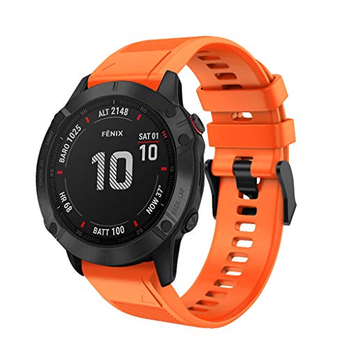 Shan-S 26mm Bands Compatible for Garmin Fenix 6X/Fenix 6XPro for Women Men Sport