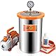 BACOENG 19L Vakuumkammer mit 85L/Min Einstufige Vakuumpumpe Unterdruckpumpe mit Manometer HVAC