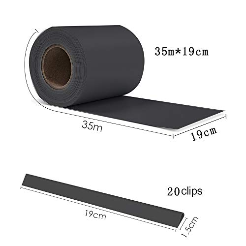 Zueyen Sichtschutzstreifen PVC Doppelstabmatten Sichtschutzfolie Zaun Gartenzaun Sichtschutz für Doppelstabmattenzaun… – Bild 3