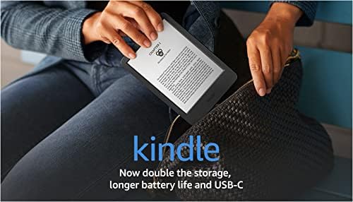 Amazon Kindle – The lightest and most compact Kindle, with extended battery life, adjustable front light, and 16 GB storage – Black — view 8