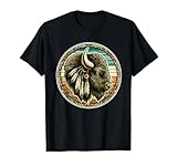 Tribal Native American Bison Totem Artwork