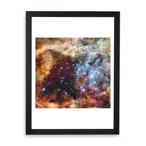 Affiche Hubble Télescope encadrée Grande étoile finition premium Spiffing Prints