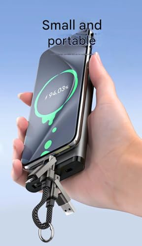 Image of WISTAR Portable Keychain Data Cable with Intelligent Digital Display Supporting Super Fast Charging Four-in-One