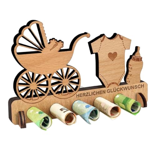 MOLZINY Regalos de Dinero Regalo de nacimiento para niños y niñas embalaje para cochecito Regalos de Dinero de cumpleaños de Madera ideas de regalo para niños cumpleaños regalo nacimiento para amigo MOLZINY Regalos de Dinero Regalo de nacimiento para niños y niñas embalaje para cochecito Regalos de Dinero de cumpleaños de Madera ideas de regalo para niños cumpleaños regalo nacimiento para amigo