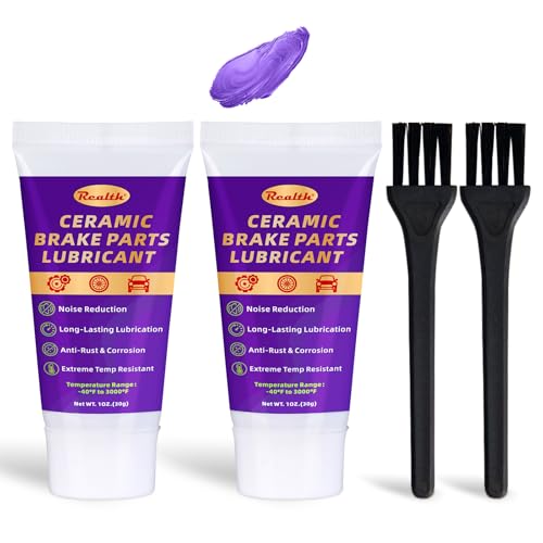 Ceramic Brake Parts Lubricant 30g*2Pack – High Temp Brake Caliper Grease for Automotive Brake System, Sliding Pins & Pad Assembly, Safe for Rubber and Plastic Components