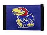 Rico Industries NCAA Kansas Jayhawks Nylon Tri-Fold Wallet Nylon Tri-Fold Wallet