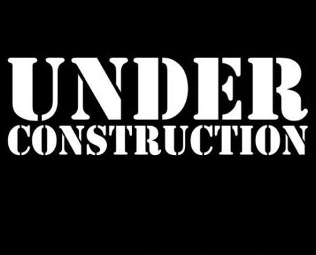 Under Construction Sticker Vinyl Decal - Car Window Truck Euro Drift Stance JDM, Die cut vinyl decal for windows, cars, trucks, tool boxes, laptops,