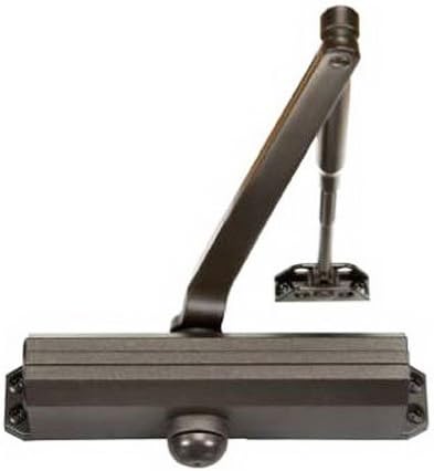 1601 x 690 1600 Series Door Closer, Cast Aluminum Body, Adjustable Size 3-6, ADA Tri-Pack, Dark Bronze Finish by Norton Door Controls