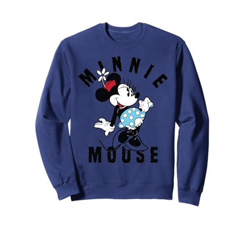 Sweatshirt Disney Classic Minnie pour femme en coton confortable