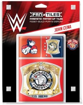 WWE John Cena The Time Is Now Fan-Tiles Magnetic Building Set, 18pc - 3