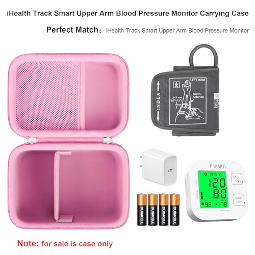 Image of Elonbo Camera Carrying Case for Gofunly /LETSHAHA /Hangrui Instant Print Camera, Portable Mini Photo Instant Digital Camera Storage Cover Bag Holder, Pink