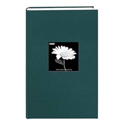 Fabric Frame Cover Photo Album 300 Pockets Hold 4x6 Photos, Majestic Teal
