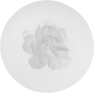 TEHAUX High Heat Resistant Carnation Flower Silicone Mold for Candle Making Resin and Wax Casting Versatile Pillar Votive Tealight Mold for Home Handmade Decor Compatible with Epoxy and
