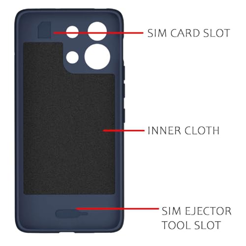 Image of Shockproof Case for Oppo K13 Turbo 5G | Full Camera Protection | TPU Flexible Back Cover for Oppo K13 Turbo 5G (Steel Blue)