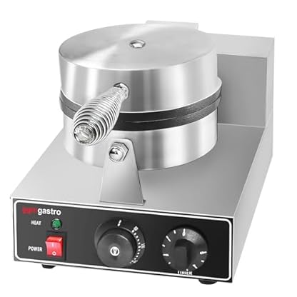 GGM Gastro | WERJ180 | Waffeleisen - Einzeln - Manuell - 1,3 kW - Form: Rund - Ø 180mm – Bild 4