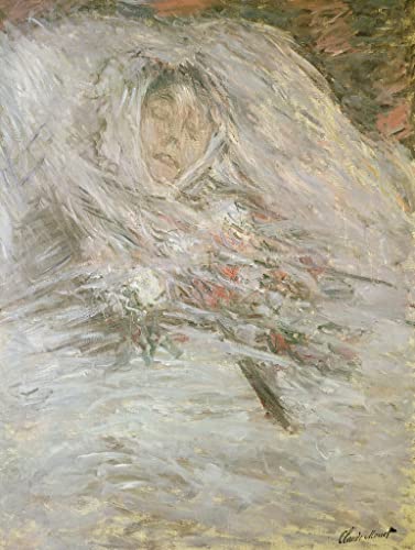 Tableau Camille Monet sur son lit de mort par Claude Monet 60x90cm