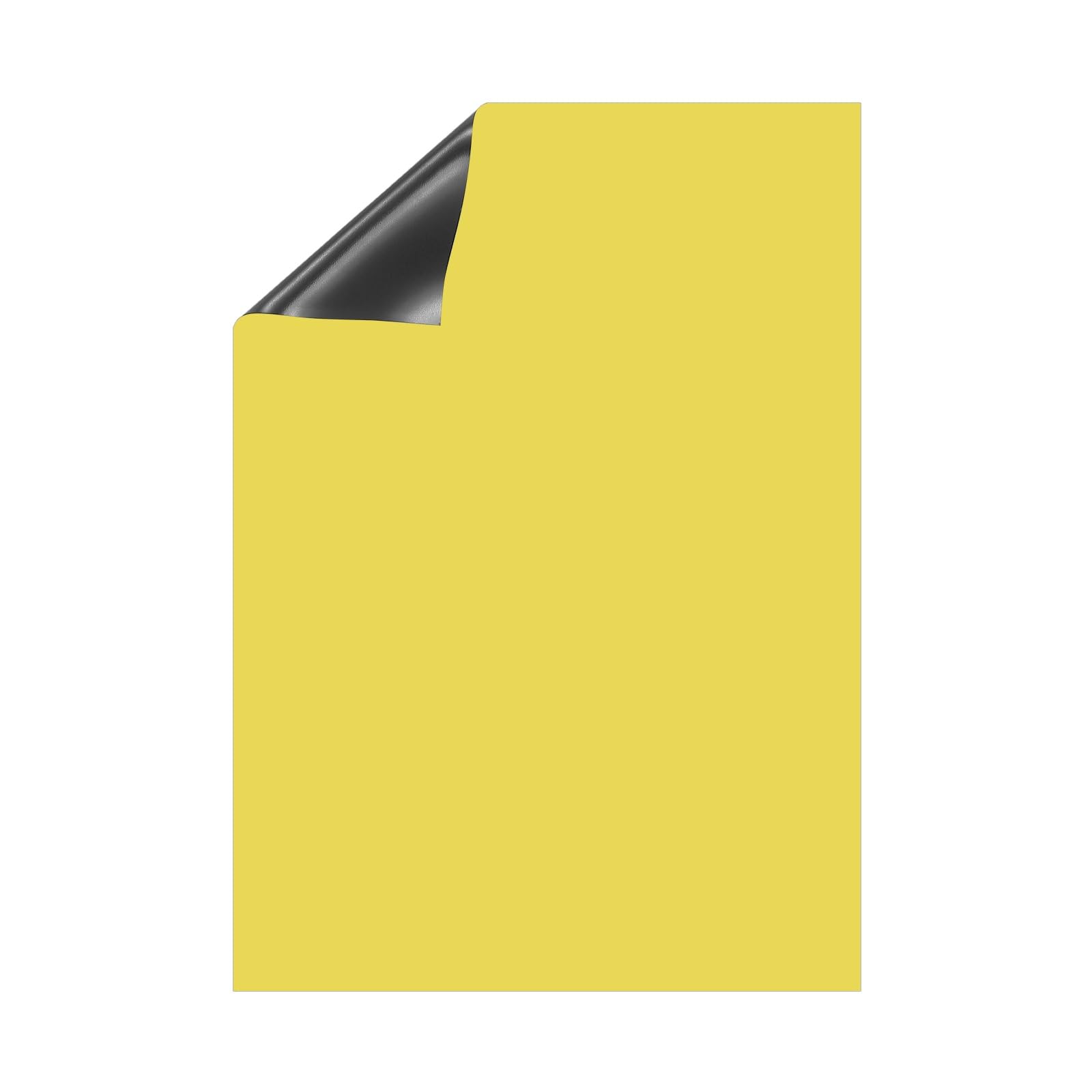 PATIKIL Dry Erase Board, A4 1 Pack Magnets Whiteboard Fridge Calendar to Do List Label Magnetic Board Office Supplies for Home Kitchen Refrigerator Desk Wall, Yellow