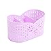 TUANTALL Pudełko do przechowywania małe kosze do przechowywania mały kosz wiklinowy kosz do przechowywania regałów małe kosze wiklinowe do przechowywania Purple