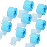 8 Rolls Blue Removal Silicone Tape lash Tape for Eyelash Extensions Reusable Adhesive Waterproof Sil