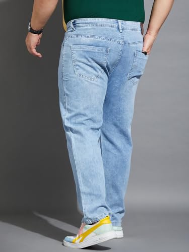 Image of Bigbanana Plus Size Men's Regular Fit Light Wash Jeans