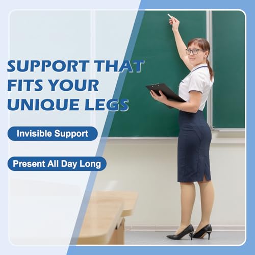 Image of Beister Closed Toe Knee High Calf Compression Socks for Women & Men, Firm 20-30 mmHg Graduated Support for Varicose Veins, Edema, Flight, Pregnancy