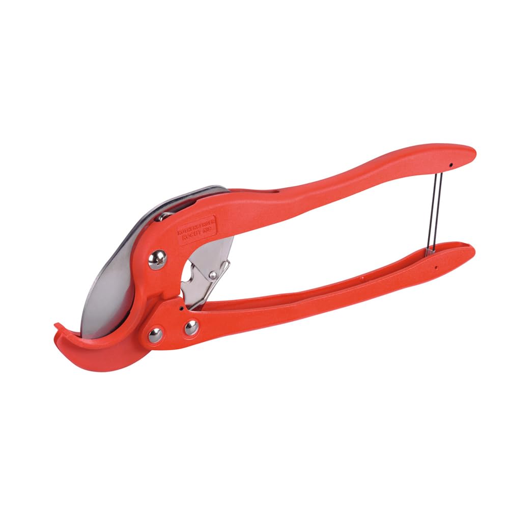 Rothenberger 5.5095E "ROCUT 63 0-63" Plastic Pipe Shears - Black/Silver/Red