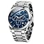Silver Steel / Silver Case / Blue Dial