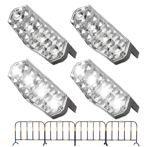 Luz estroboscópica solar de seguridad nocturna con 4 piezas de alto brillo para coche