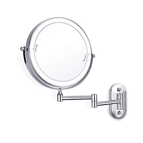 Miroir de Rasage LED Mural JCAKES en Finition de Luxe Durable - 8