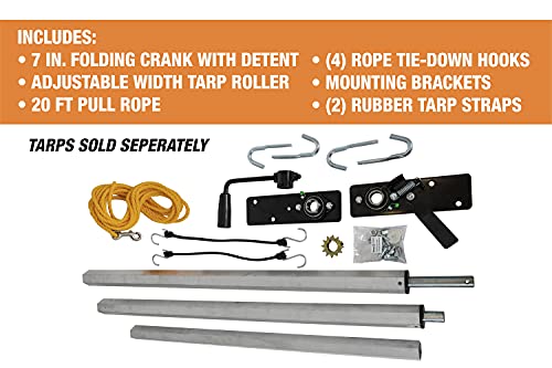 Buyers Products Dtr Aluminum Tarp System Universal Size, Tarp Not Included #TOP1