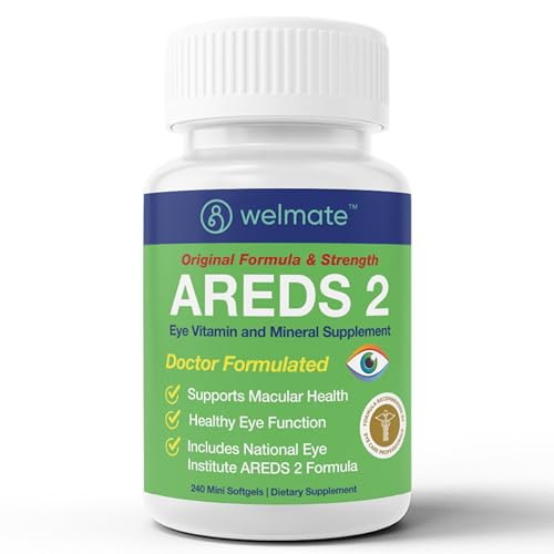 WELMATE AREDS 2 Eye Vitamins (120 servings) softgels