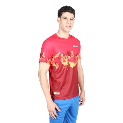 Image of YONEX Essentia Junior T-Shirt - Sustainable Performance | TruDry Moisture-Wicking | Cool, Dry and Comfortable | Round Neck | Light Weight | Eco-Friendly T-Shirt Recycled Plastic Bottles