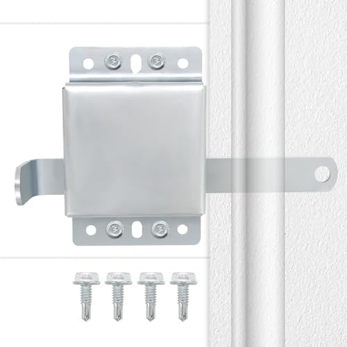 Amazon.com: QZATTCAEN Garage Door Side Lock, Galvanized Steel Inside ...