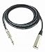 Custom Cable Connection 150 Foot Pro Audio XLR Male to 1/4 inch (6.35mm) TS Mono Cable