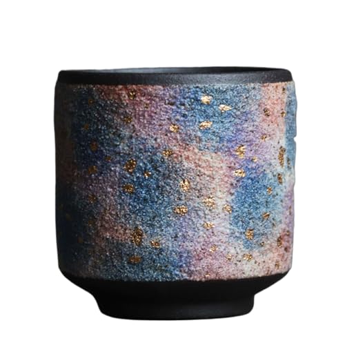 Taza de té Kung Fu en cerámica negra artesanal, vaso de degustación individual Q-Q1775