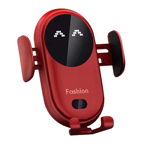 Soporte de teléfono para coche con cargador versátil automático y rotación regulable