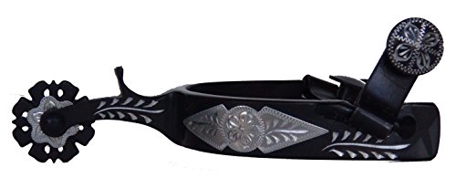 Western Antique SantaFe SS Poinsettia Ladies Spurs