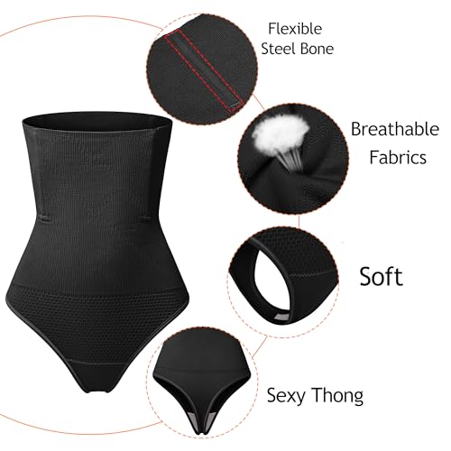 Tummy Control Thong Shapewear for Women 328 Waist Cincher Girdle Slimmer Sexy Thong Panty Shapewear2