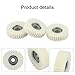 3-Pack 36T Nylon and Metal Gear for MXUS 500W E-for Bike Hub Motor Replacement, White 47mm Diameter, 8mm Inner Diameter