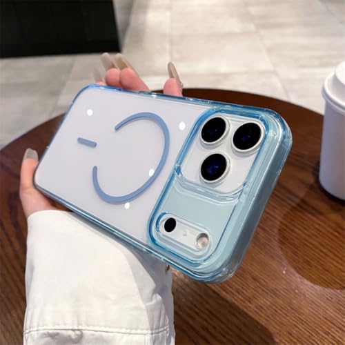 Coque iPhone 14 Pro bleue idéale pour le chargement sans fil en voiture