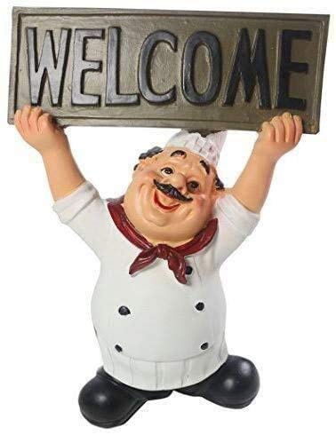 Figurine de Chef pour Égayer une Cuisine Sombre ou un Comptoir