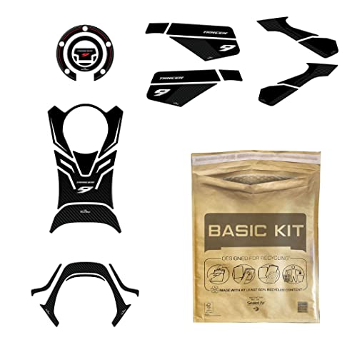 Kit Autocollant 3D Résinés Yamaha Tracer 9 Protection de Réservoir Premium