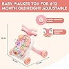 Andador Bebés, 3 en 1 Caminador Bebe de juguetes Montessori, Ruedas con velocidad regulable, Tablero de Juego Extraíble, Juguetes Educativos de 6 Meses en Adelante #1
