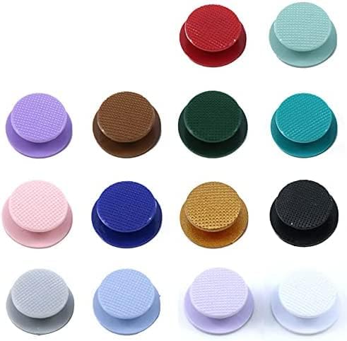 2 x 3D Analog Joystick Cap Thumbsticks Cover Button Part for PSP 2000 3000 Series (Gold)