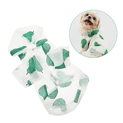 Mipcase 2 Peças Roupas De Proteção Solar Para Animais De Estimação Vestido De Verão Roupas Para Cach