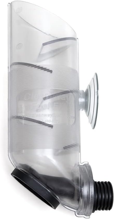 12" Clean Way Fuel Fill - Side-Fill Kit - For 90° vertical GASOLINE FUEL RECEIVERS ONLY - Will not fit Shallow Sport Boats, recessed gas receiver