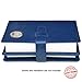 GALILEO® Double AA Big Book Cover & 12 Steps & 12 Traditions | Medallion Holder | AA Gift | Alcoholics Anonymous (Plain/Coin Pocket/Navy Blue)