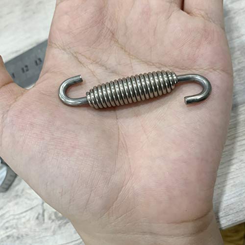 AUTUT Motorcycle Exhaust Muffler Spring Stainless Steel Spring Hooks, 58mm Total Length, Pack of 4 - Thumbnail 6