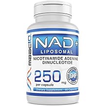 MAAC10 Liposomal NAD Supplement 500mg Serving 2x250mg Capsules Actual Nicotinamide Adenine Dinucleotide